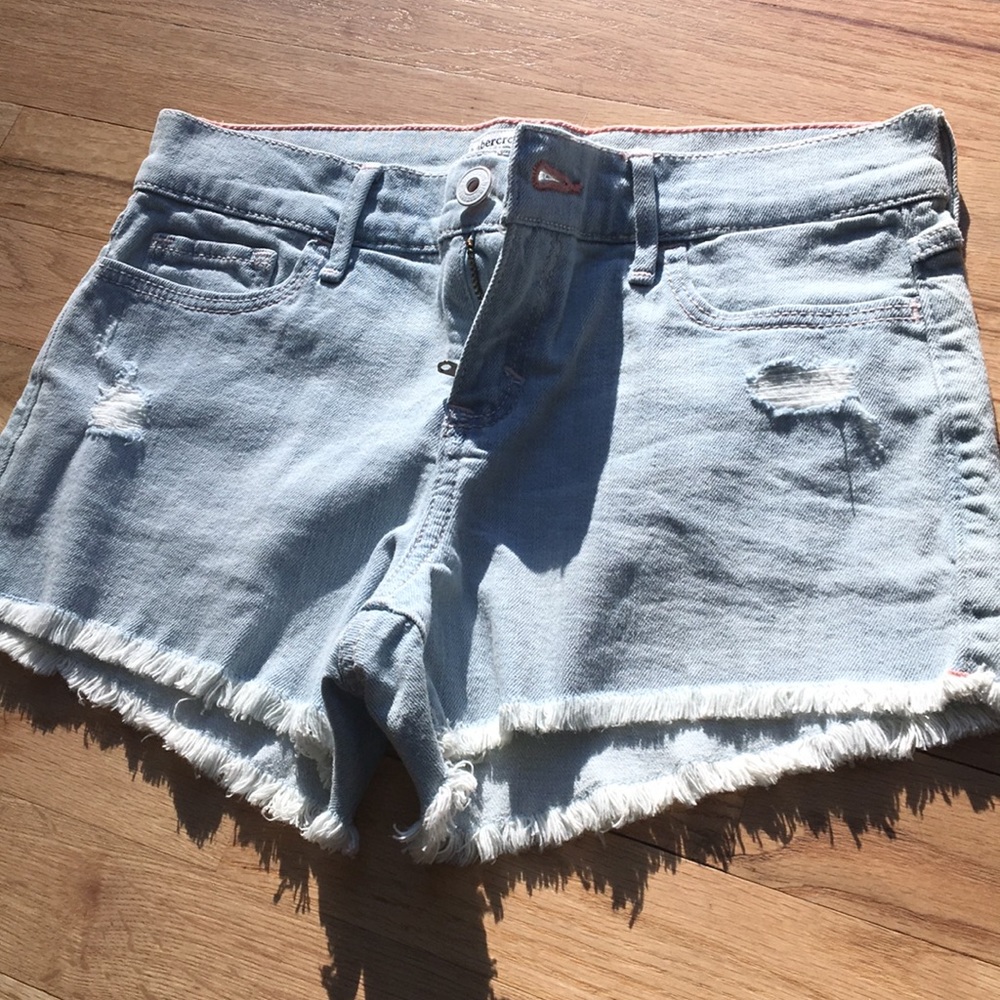 Abercrombie Kids Light Washed Shorts